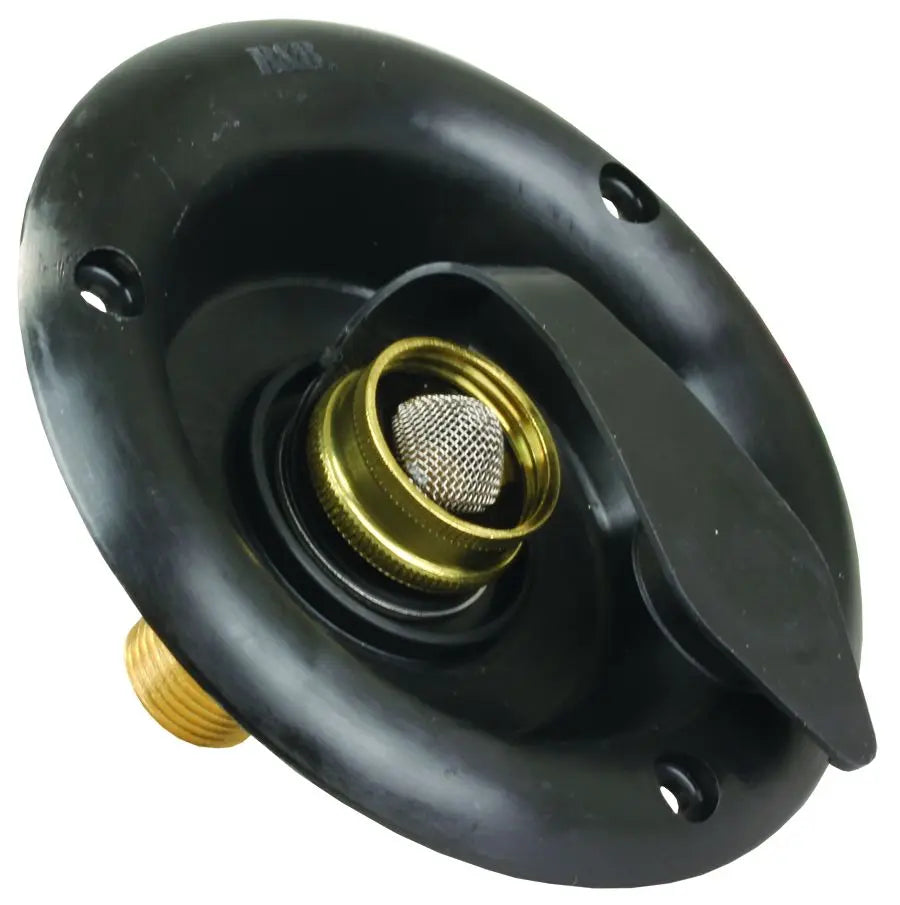 JR Products CTY H2O Dish with 1/2" MPT Backward Thread - Durable Water Dispenser for RV and Marine Use