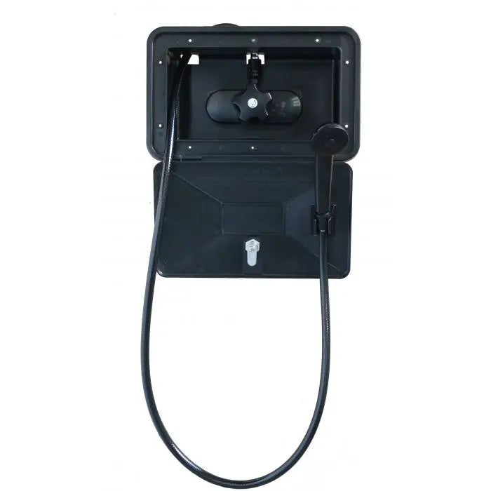 Empire Fauce SHWR BOX W/SNGL LVR BLK SHWR VALV - Shower Valve Box with Single Lever Black Finish