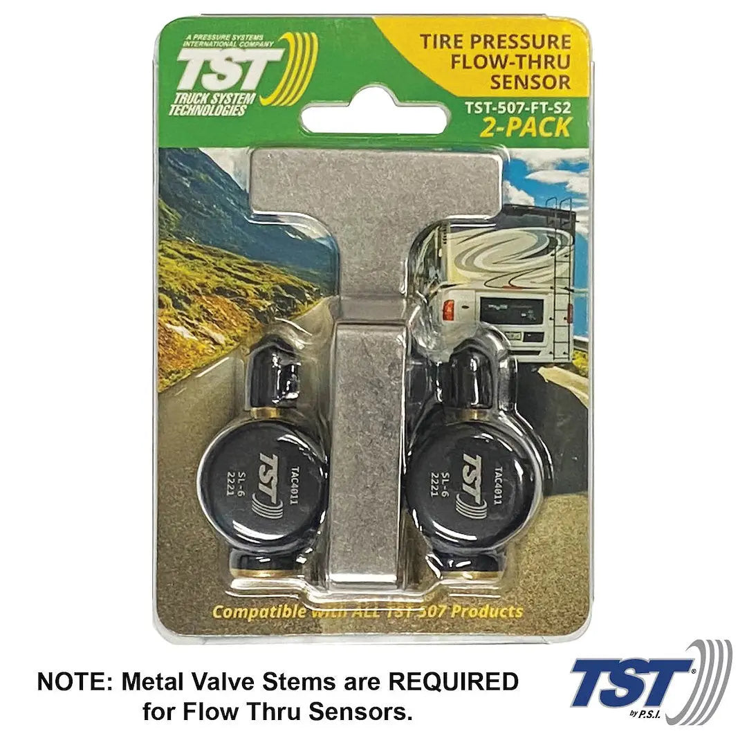 TRUCK SYSTMS TST507FTS2 2 Pack Flow-Through Sensor with Replacement Battery