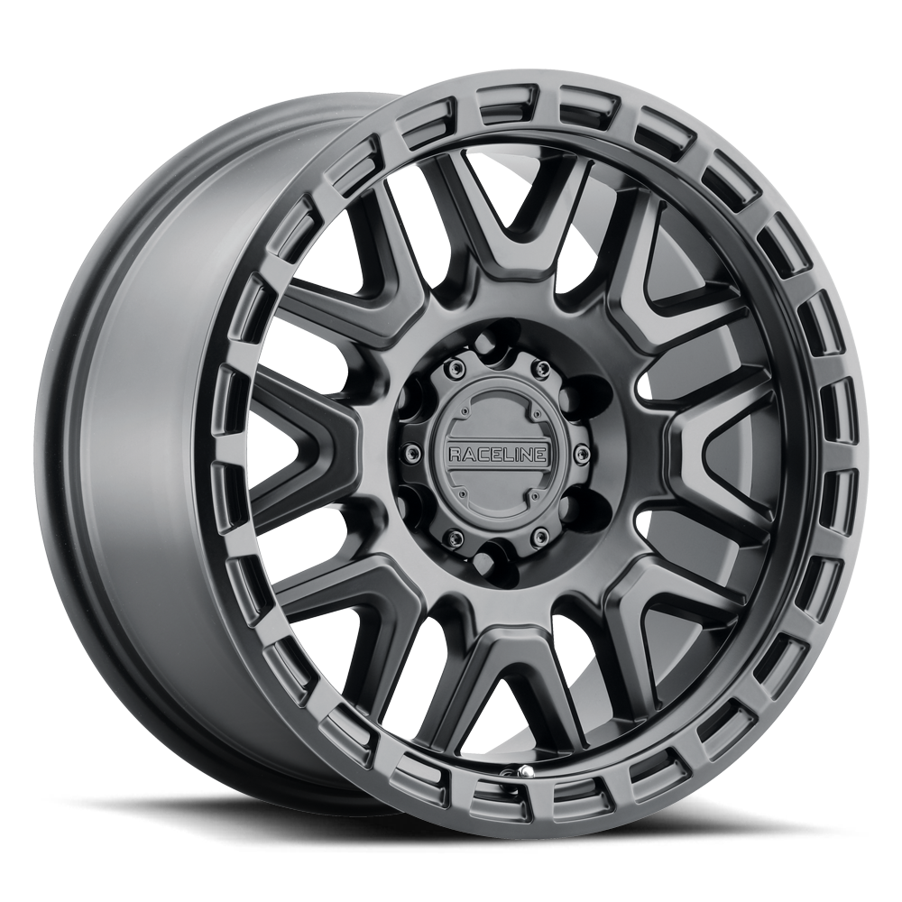 Raceline Krankblk 17x8.5 Inch Off-Road Wheel with 6x139.7 Bolt Pattern, ET 18