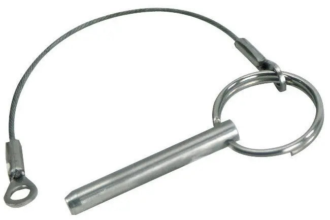 Whitecap Industries S1020C 1-Inch Quick Release Pin with Lanyard for Secure Fastening