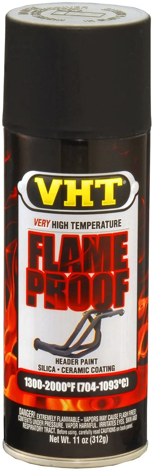 VHT Black Flame Proof Paint SP102 for Industrial and Automotive Use
