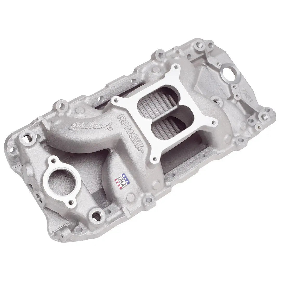 Edelbrock Perf RPM AirGap Oval Port Intake Manifold - Part #7561