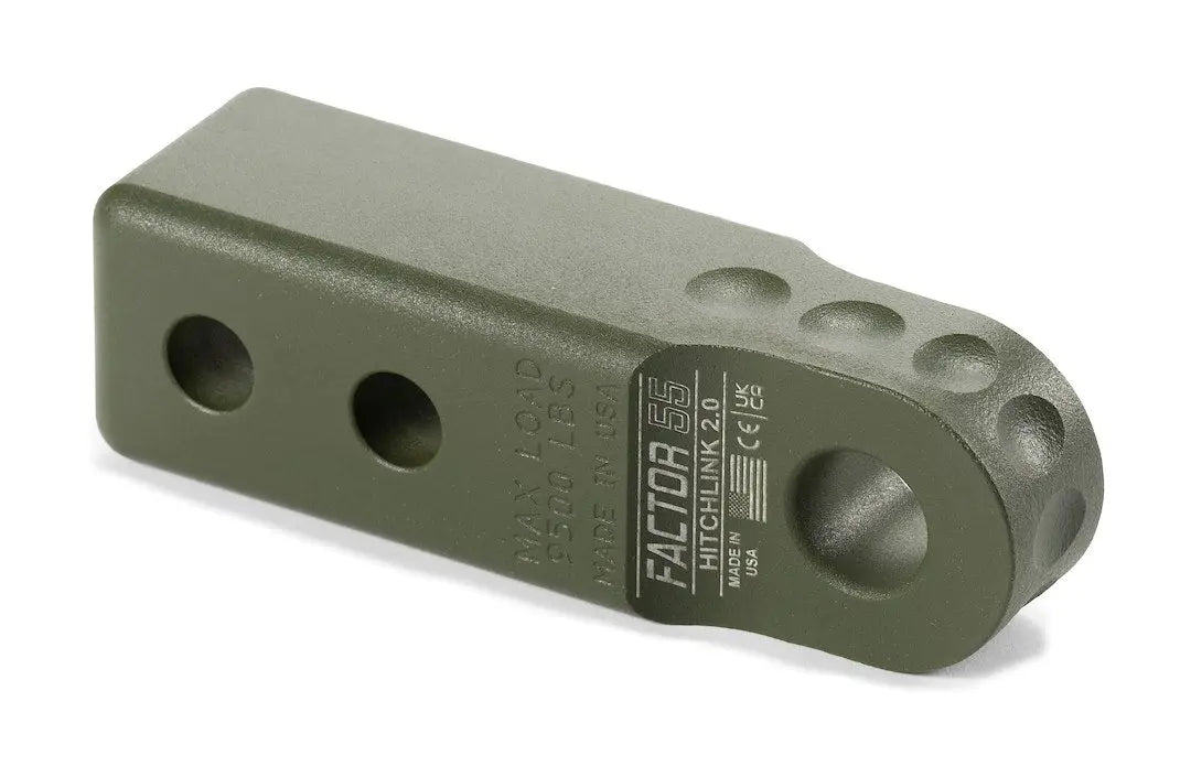 Factor 55 HitchLink 2.0 ODGRN – Heavy-Duty Off-Road Trailer Hitch Receiver Adapter