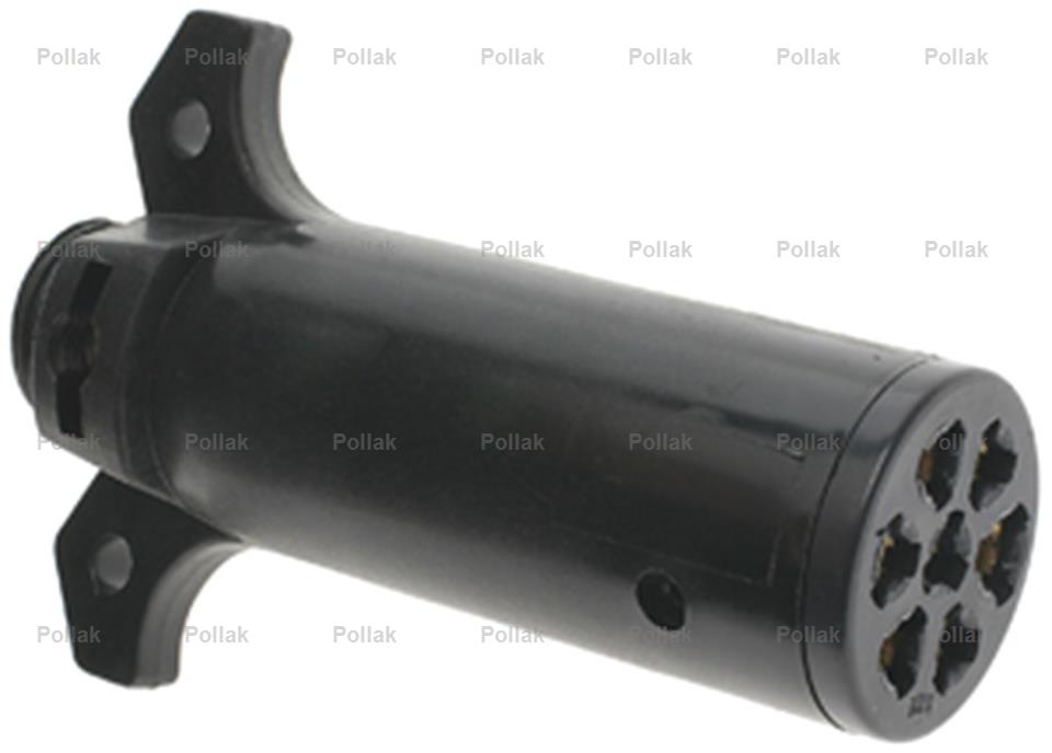 Pollak 7-Way Connector Plug - Reliable Trailer Wiring Solution