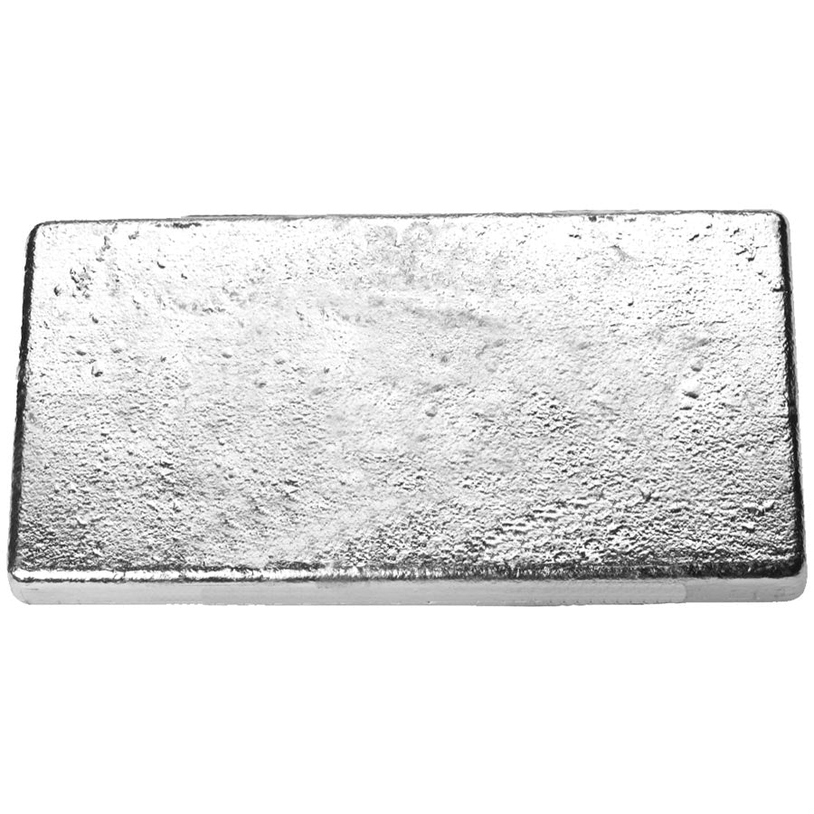 CMP Group CMP1306Z DIY Steel Plate, 1 inch x 3 inches x 6 inches, Zinc Finish