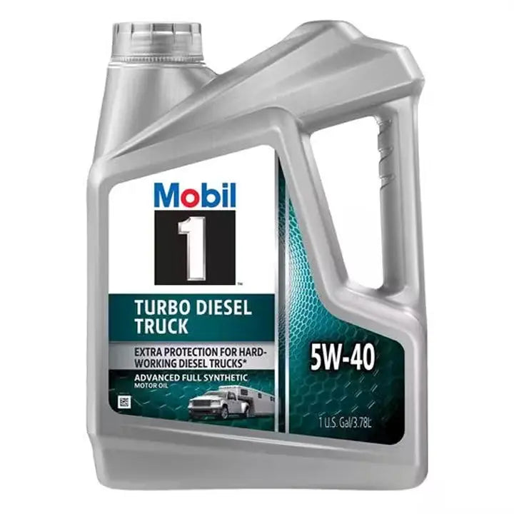 Mobil 1 Turbo Diesel Truck 5W-40 Synthetic Motor Oil - Part Number 127097