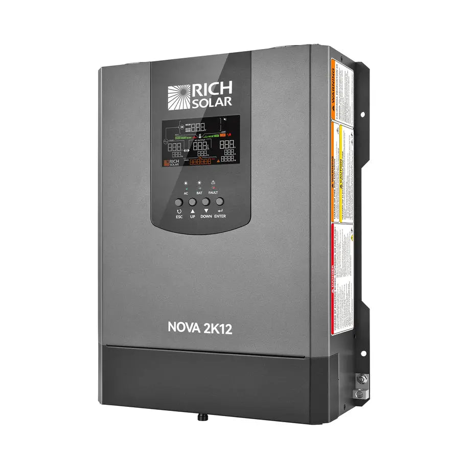 Rich Solar NOVA 2000W Inverter with Transfer Switch Model RSV2P12TS