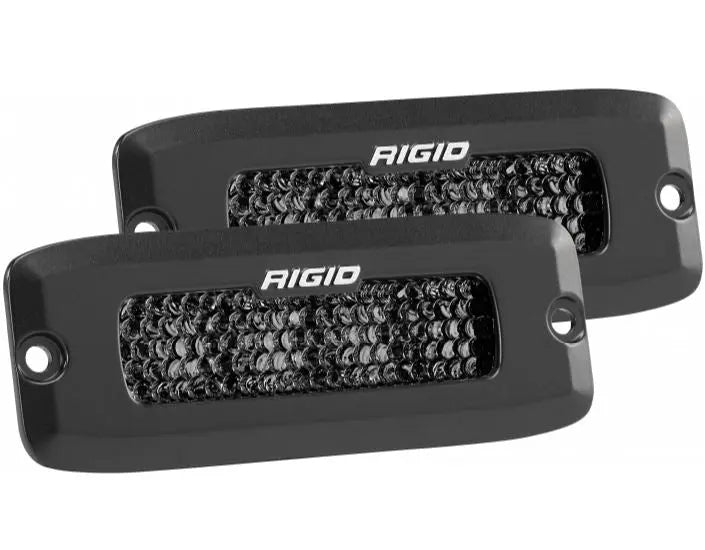 Rigid Industries SR-Q Series Midnight Flush Mount LED Pod Light - Part Number 925513BLK