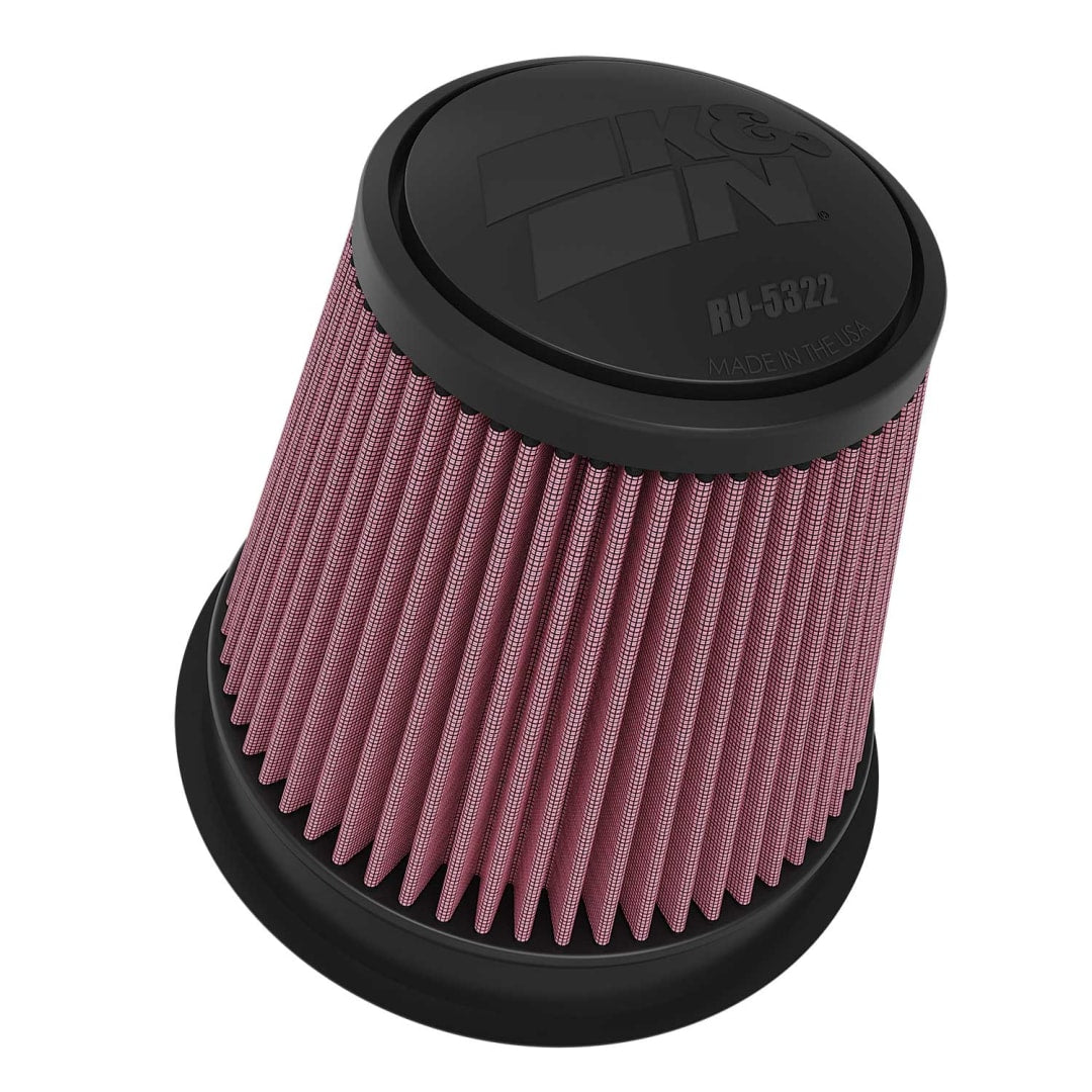 K&N Filter Universal Clamp-On Air Filter RU5322 for Enhanced Airflow and Filtration