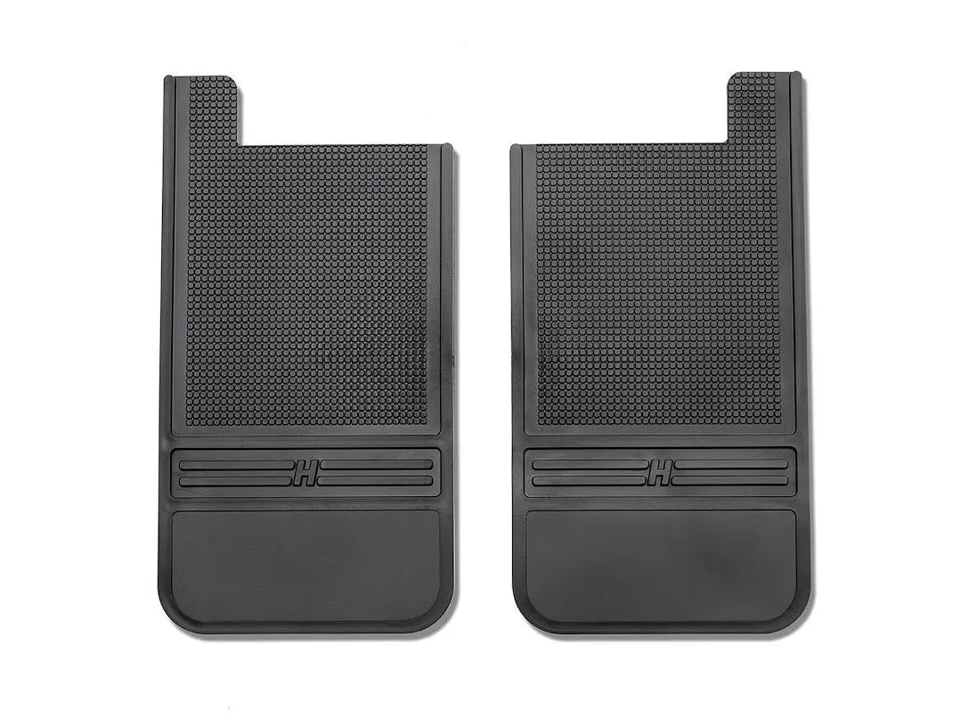 Huskyliner Rubber Rear Mud Flaps - 12 Inch Wide, No Weight Included (Part #55100)