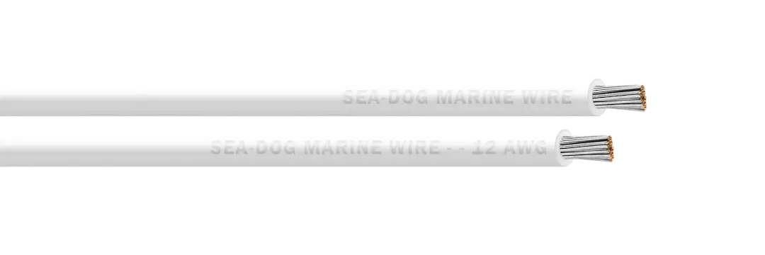 Sea Dog 12 AWG White 100ft Primary Wire - Marine Grade Electrical Cable