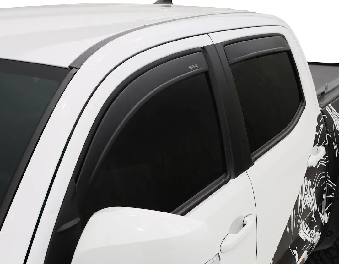 HUSKYLINER Ventvisor Low Profile 4-Piece Set in Matte Black (Part #2857015)
