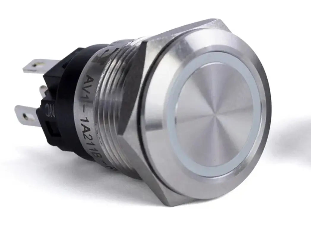 SierraMarine AV10040R Red Halo Push Button Switch – Durable Marine-Grade Control