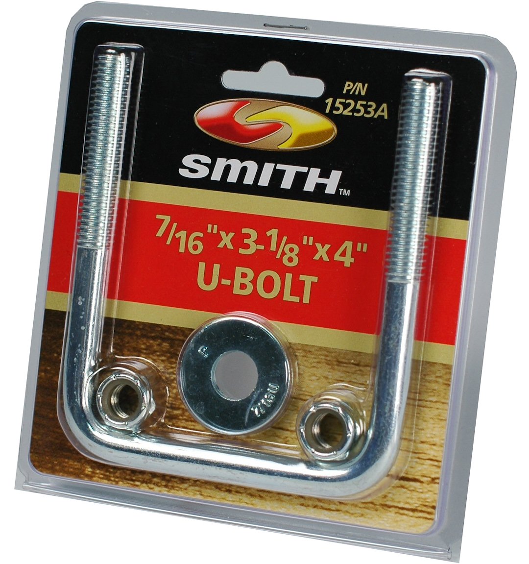 C.E. Smith Zinc U-Bolt, Part Number 15253A for Reliable Marine and Industrial Applications