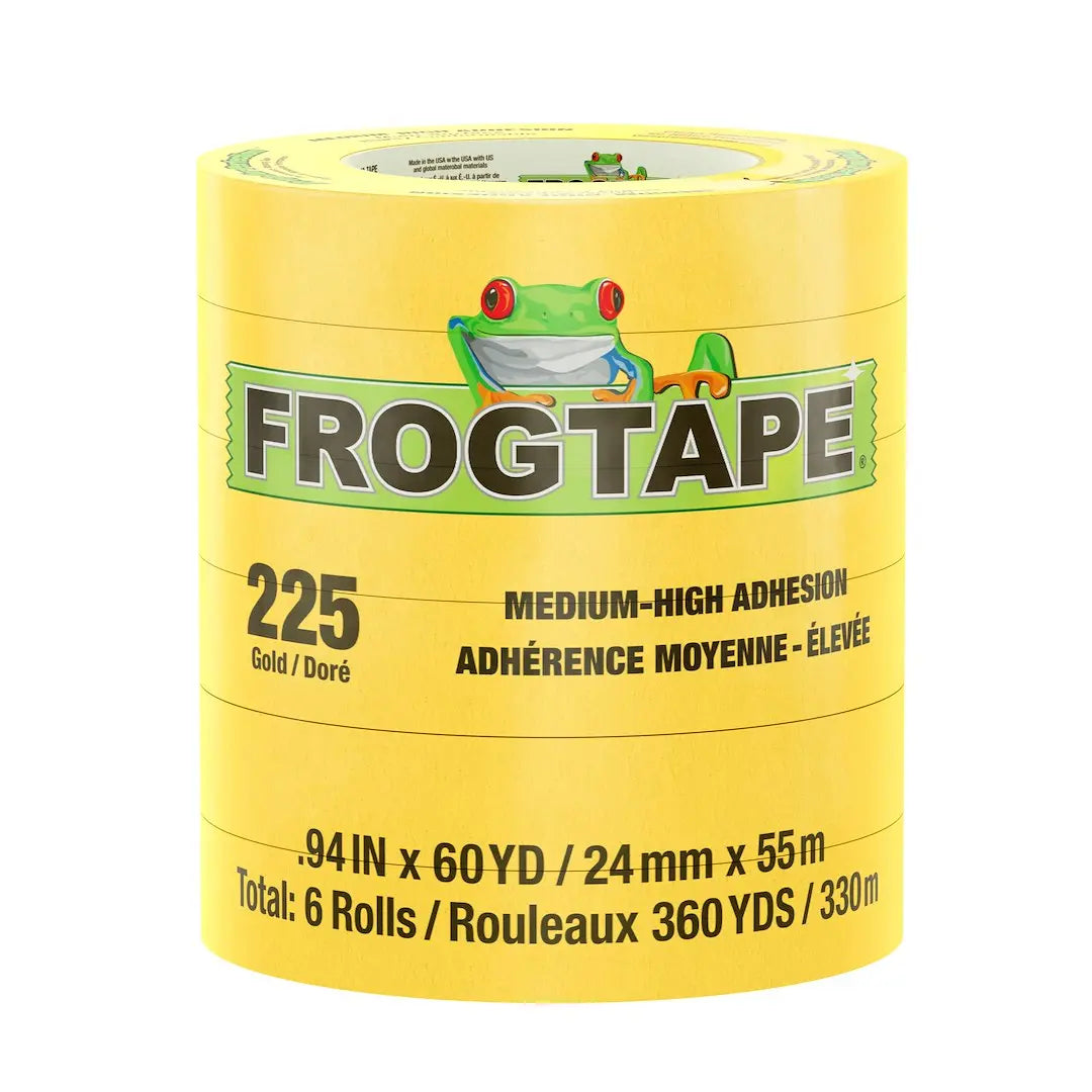 Shurtape CP 225 Gold Duct Tape - 2.4 cm x 55 m (48 Rolls)