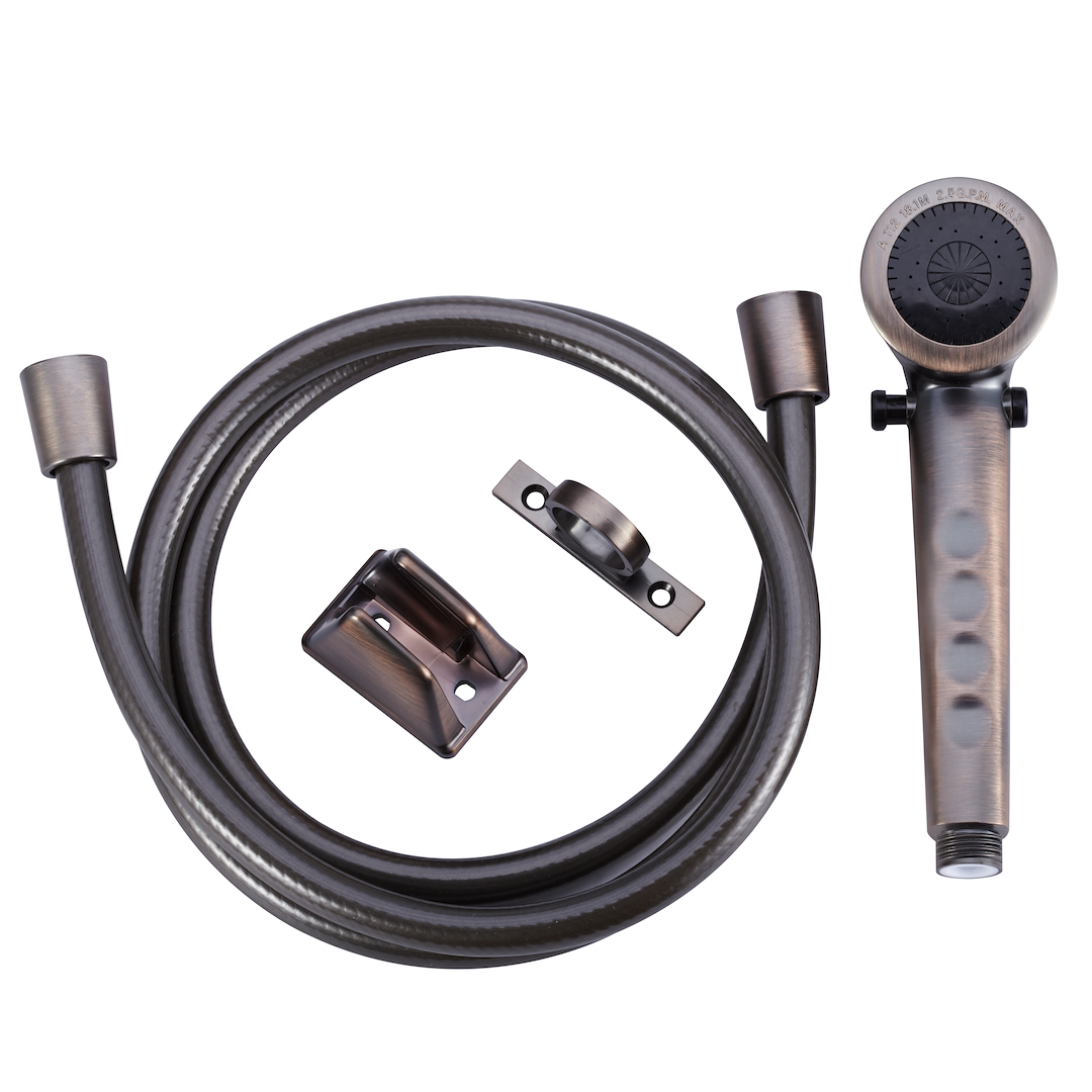 DURA FAUCET DFSA130ORB Shower Head & Hose Oil Rub Bronze Finish