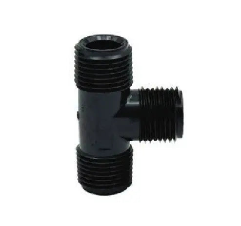 B&B Molders 94390 T-Fitting 1/2 inch MPT x 1/2 inch MPT