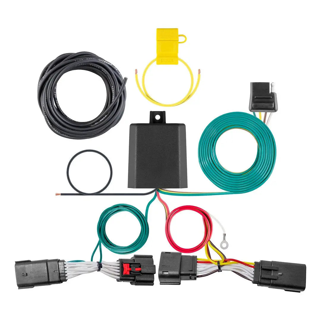 CURT Manufacturing Custom Wiring Harness 4-Way Flat Connector Part 56446