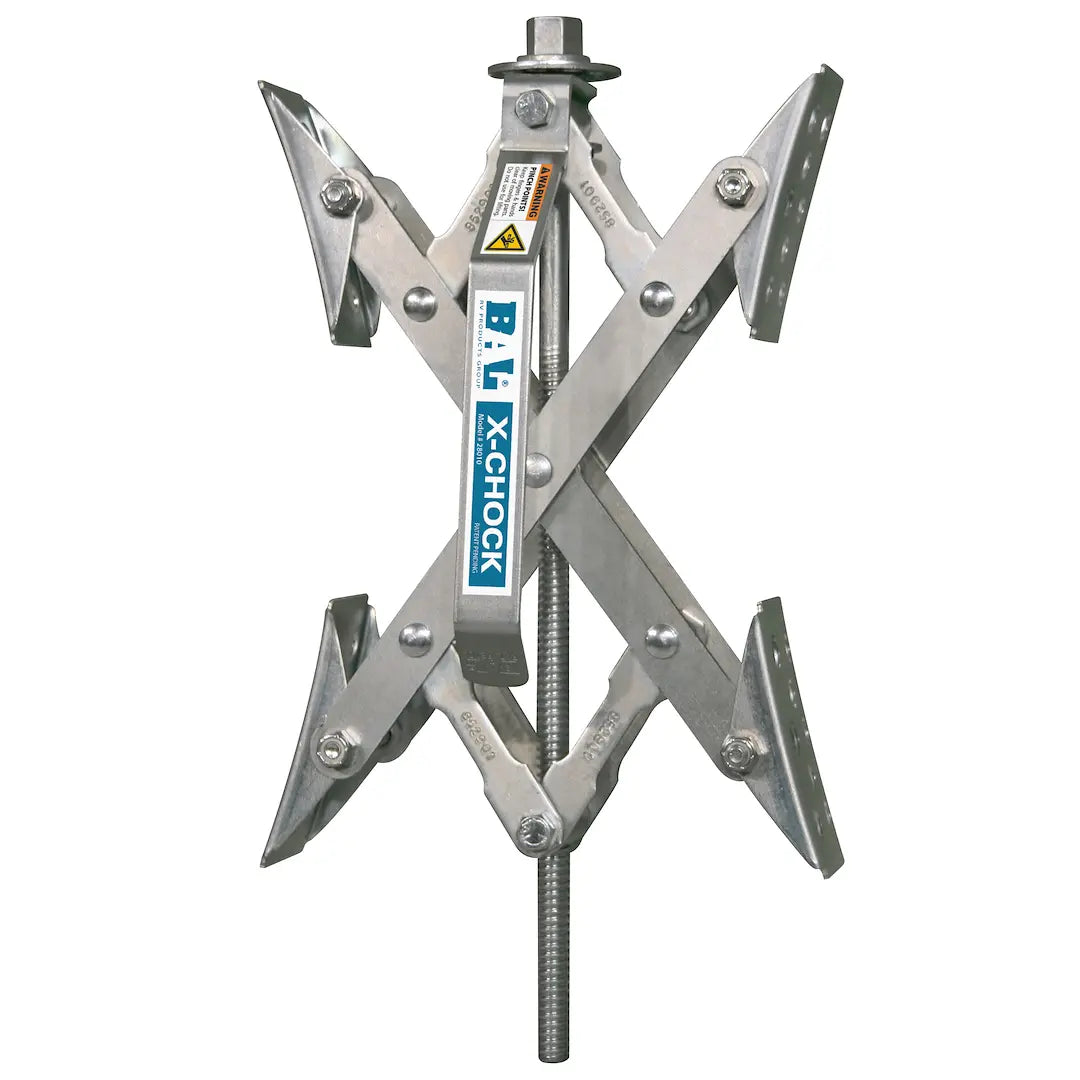 BAL NORCO 28012 1PR X-Chock Tire Locking Device for Secure Wheel Stabilization
