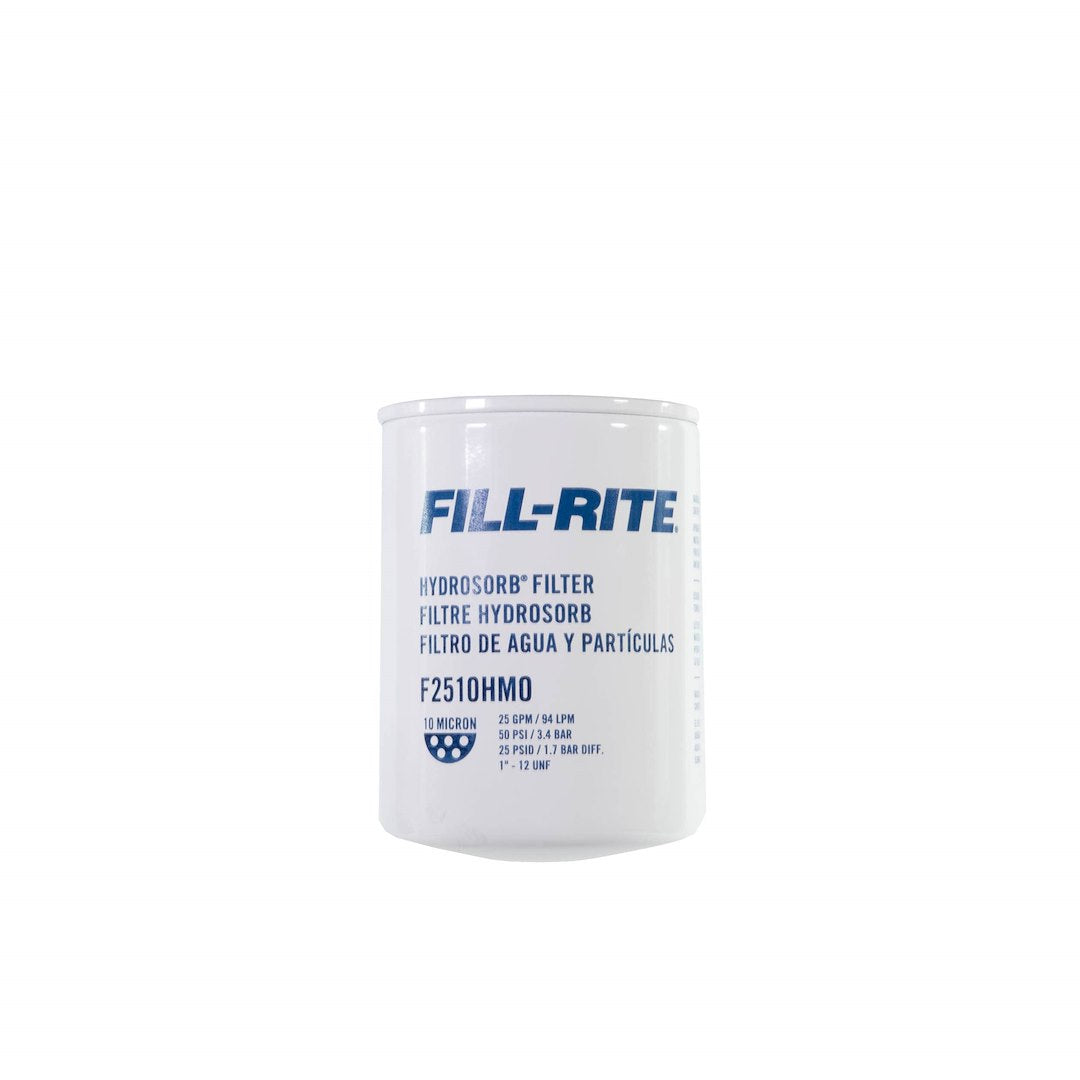 Fill-Rite F2510HM0 10 Micron Hydrosorb Fuel Filter for Diesel and Gasoline Engines