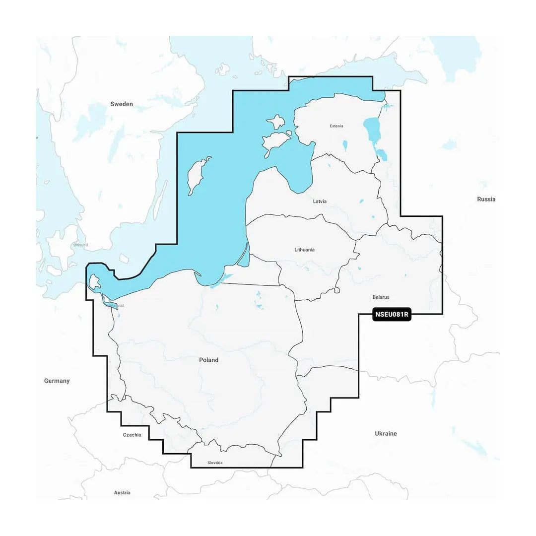 Garmin Carto Baltic Sea East Coast Navigation Map - Part Number 010C126020