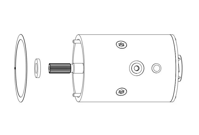 WARN Industries 104561 S/P_SG2 12VHD Motor for Heavy-Duty Applications
