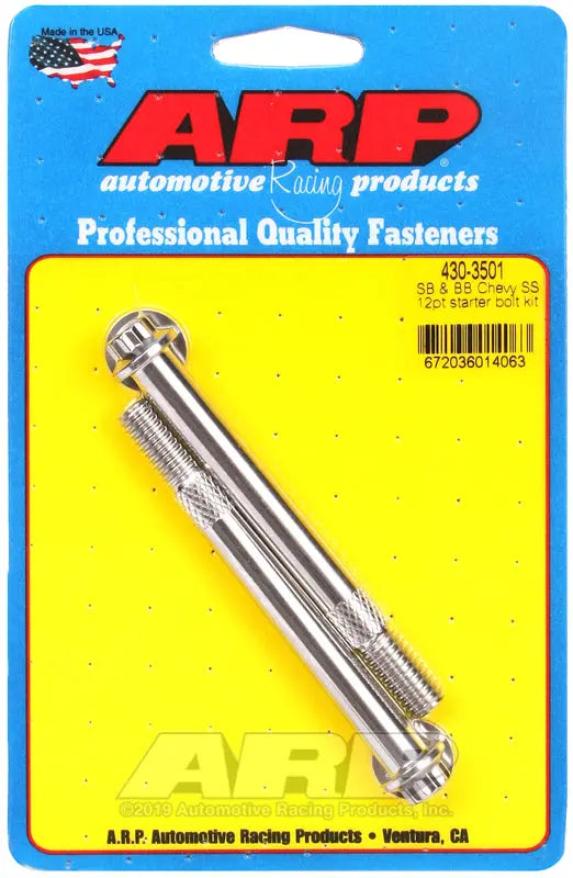 ARP 3/8 Starter Bolt Kit - Reliable Fasteners for Engine Assembly