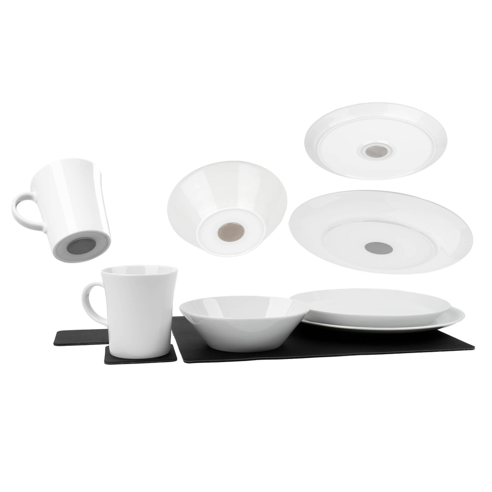 SILWY MAGNET Classic Magnetic Porcelain Tablewar - Model POVSCL