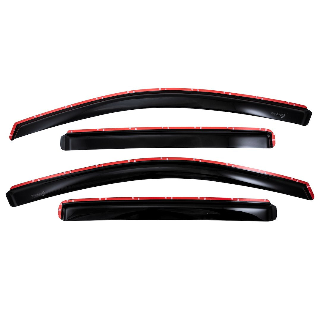 TrailFX Inchannel Window Vents Smoke 4-Piece for Nissan Titan and Titan XD (2016-2021)