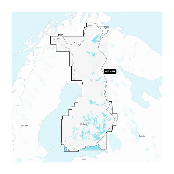 Garmin Carto Finland Lakes & Rivers Navigation Map (Part Number 010C125400)