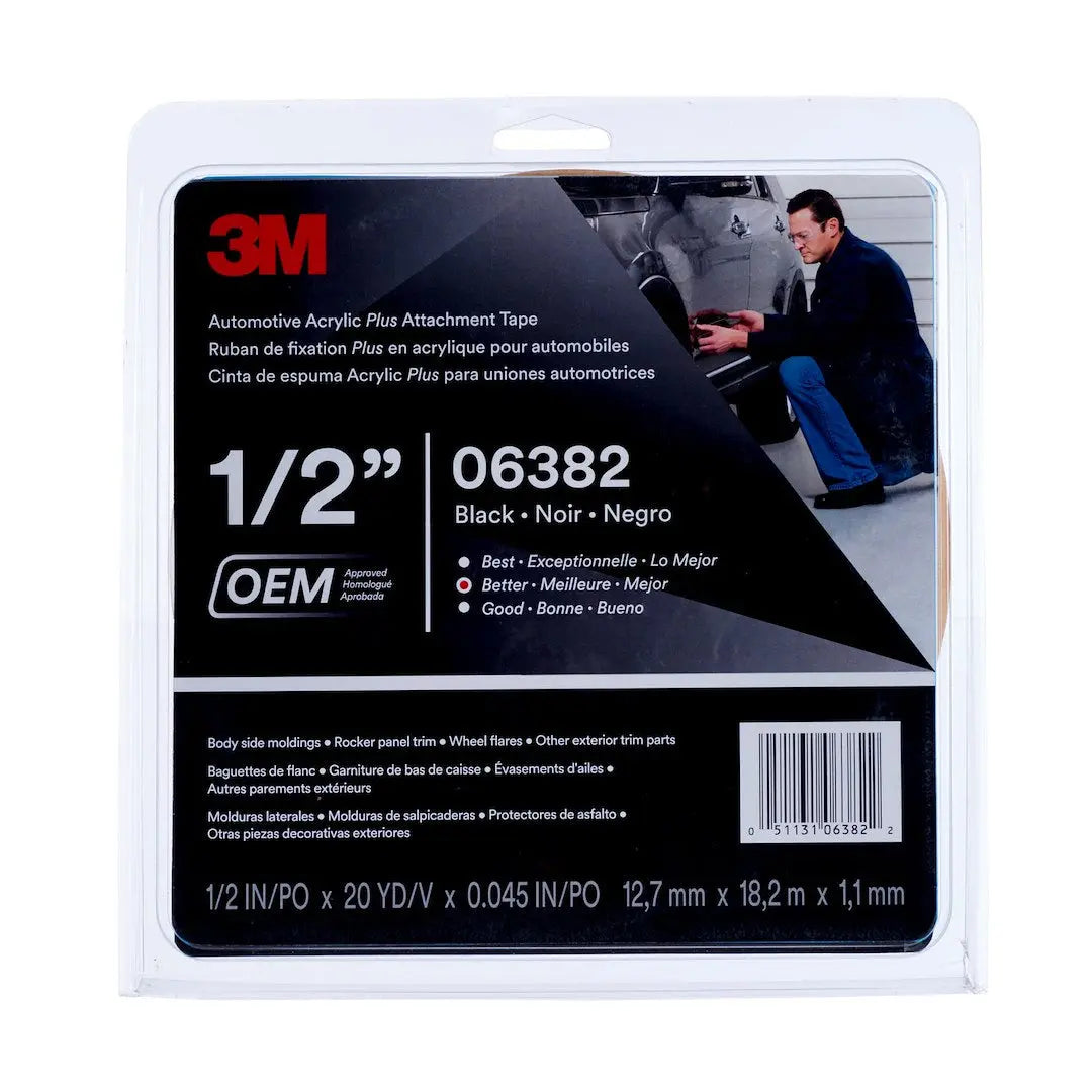 3M Attachment Tape 1/2 inch x 20 yards, Part Number 06382