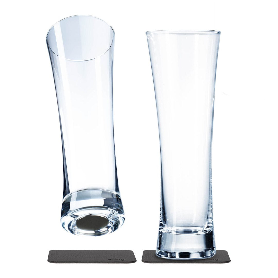 SILWY MAGNET S03313032 Magnetic Crystal Glass Beer Mug