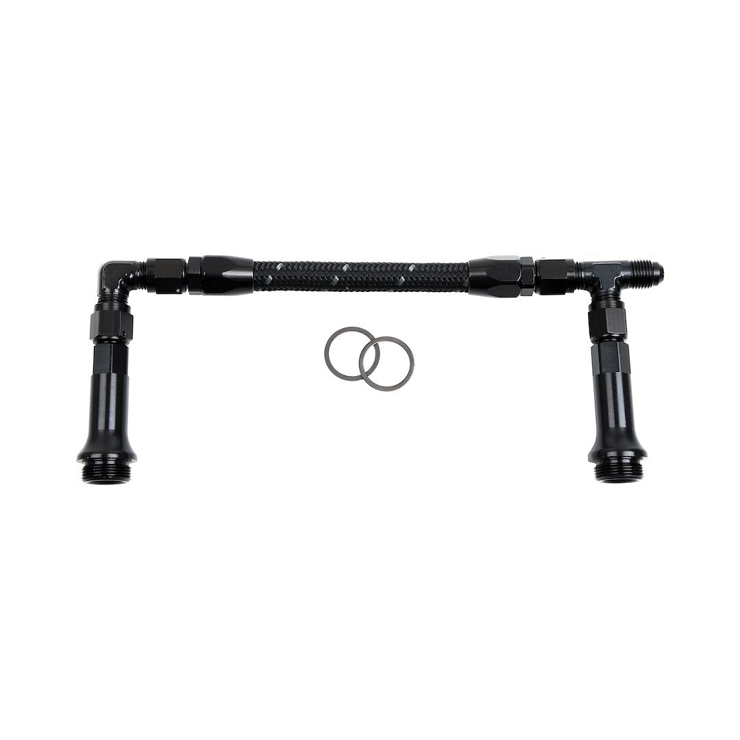 SpeedFX -8AN Black Dual Inlet Holley Ultra HP Fuel Line - Part Number 575108BK