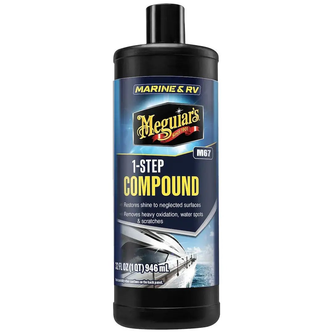 Meguiar's Wax Marine/RV One-Step Compound - Part M6732 by MEGUIARS WAX