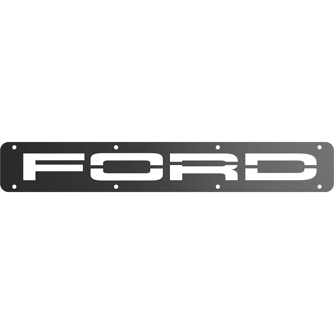 ROCK TAMERS RT340 Pair of Stainless Steel Trim Plates for Ford