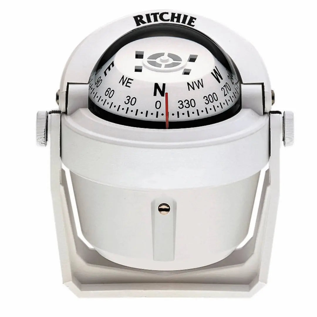 Ritchie Navi B51W Compass Mounting Bracket with 2.75-Inch Dial, White