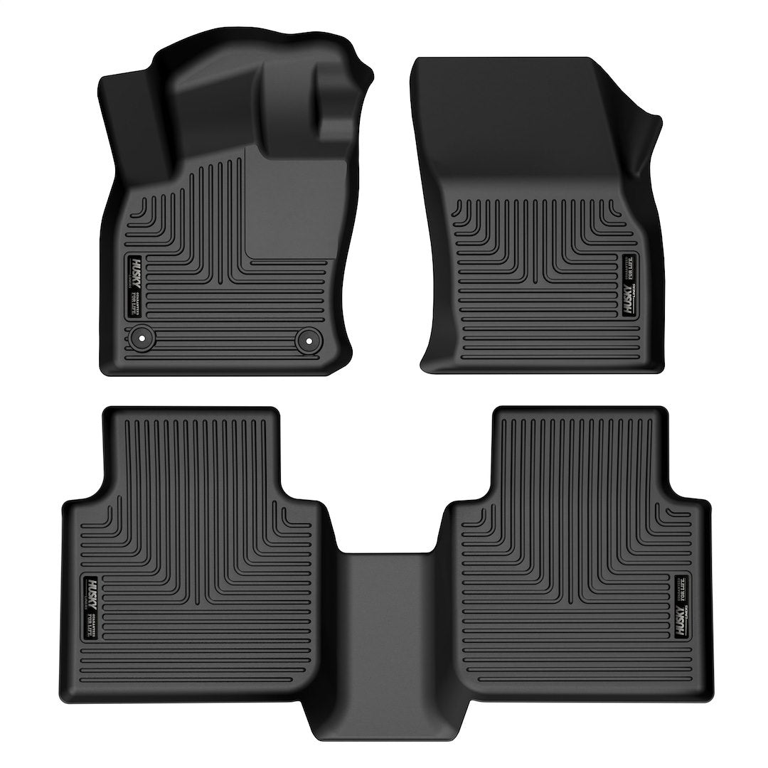 Huskyliner WB Front & Second Seat Floor Liner – Durable All-Weather Protection for Your Vehicle