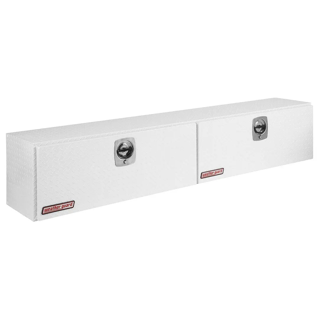WeatherGuard Gloss White Aluminum Super-Side for Durable Truck Bed Storage
