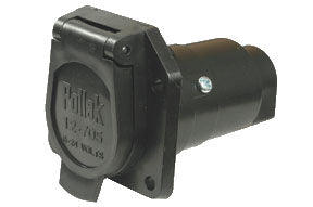 Pollak 12707EP 7-Way RV Plastic Connector for Trailer and Vehicle Wiring
