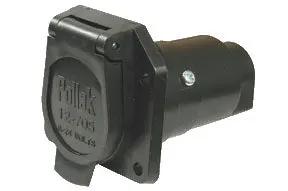 Pollak 12707EP 7-Way RV Plastic Connector for Trailer and Vehicle Wiring by POLLAK