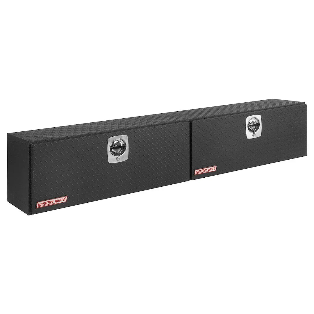 WeatherGuard Matte Black Aluminum Super-Side Truck Toolbox - Part Number 3915202