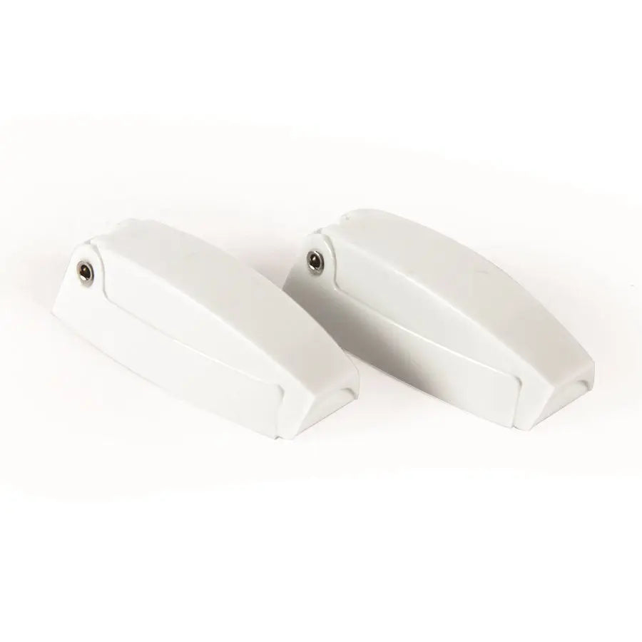 Camco Bag Door Catch White 2/Pack - Reliable RV and Marine Accessory