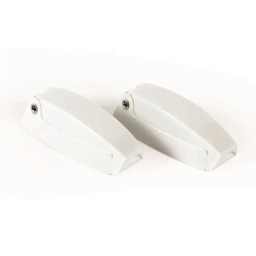 Camco Bag Door Catch White 2/Pack - Reliable RV and Marine Accessory by CAMCO
