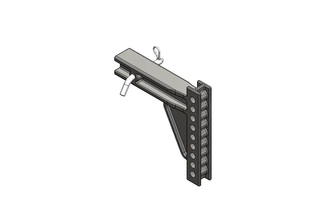 Blue Ox BXW4039 2-1/2 Inch x 9 Hole Shank Truck Parking Kit