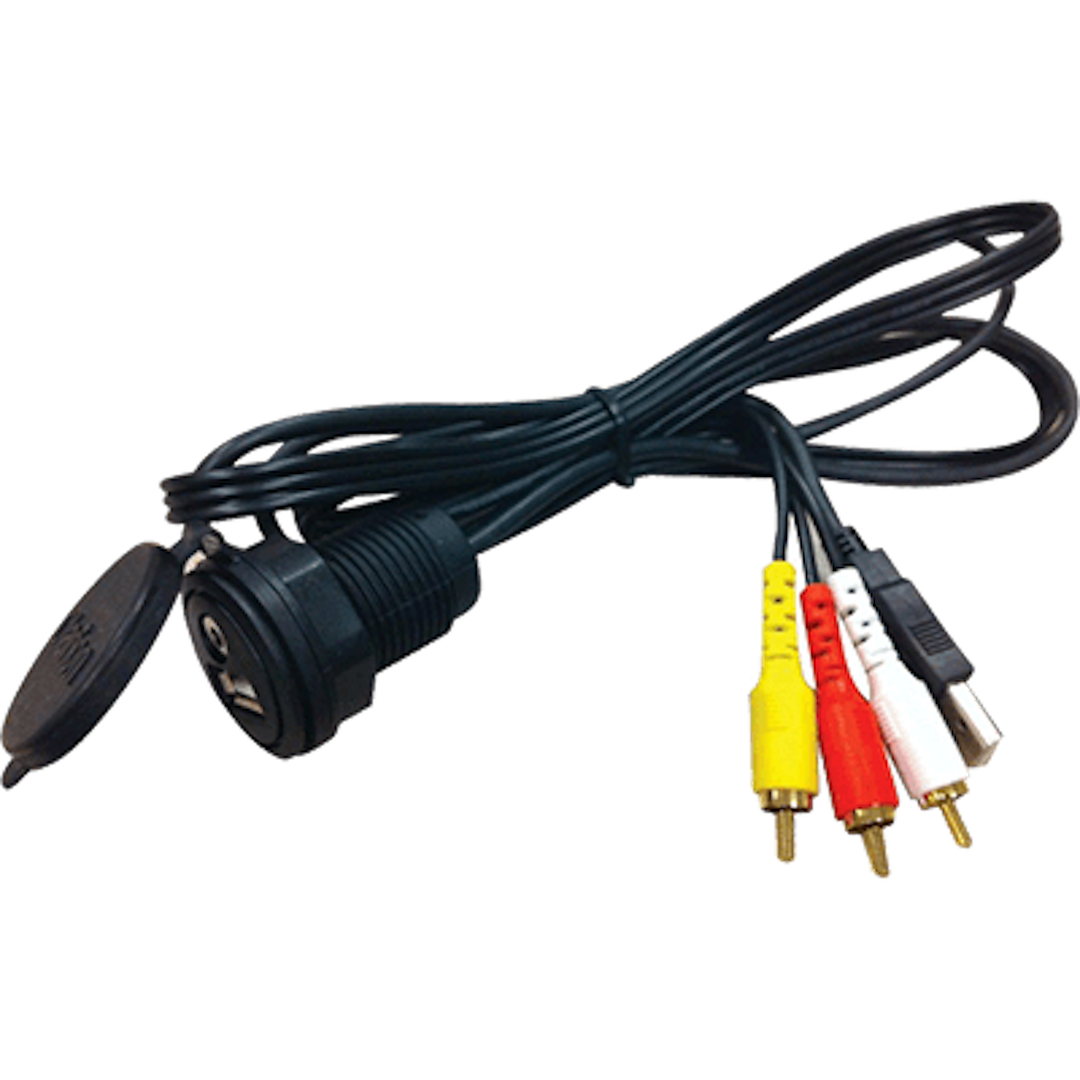 CLARION MRN Grade USB and AUX AV Input Jack - Model 01CCAUSBAV