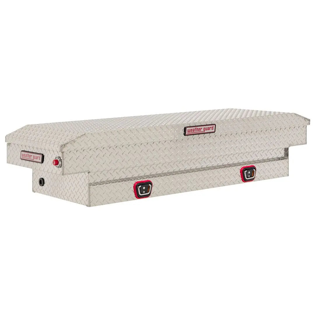 WeatherGuard Aluminum Com Saddle - Clear for Secure Truck Bed Storage