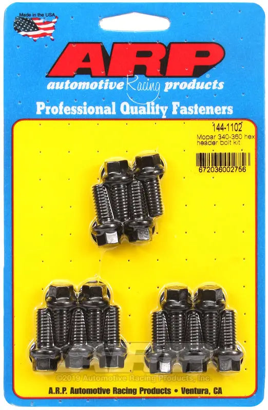 ARP Header Bolt Kit - Part Number 1441102 for High-Performance Engine Assembly