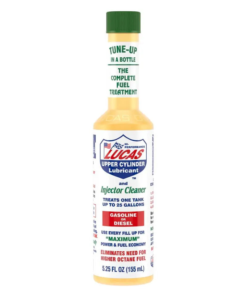 LUCAS OIL Injection Cleaner 5.25 oz - Engine and Fuel System Cleaner