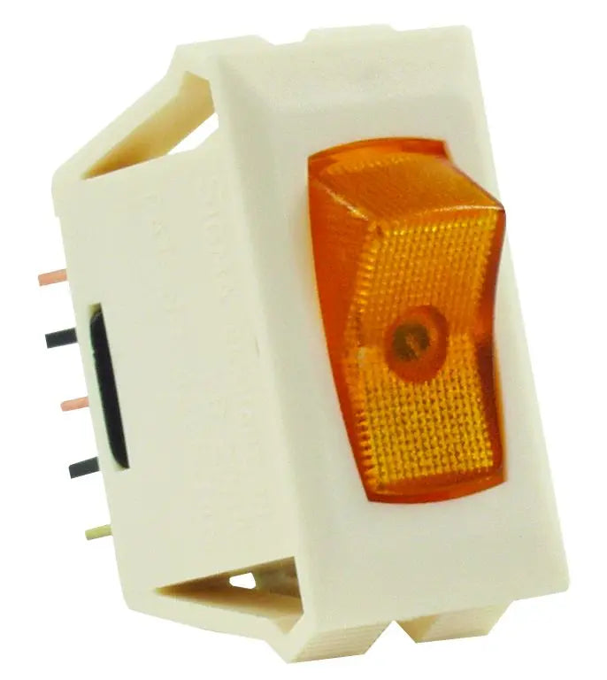 JR Products Ill 12V On/Off Switch Amber/ Ivory (Part Number 12575)